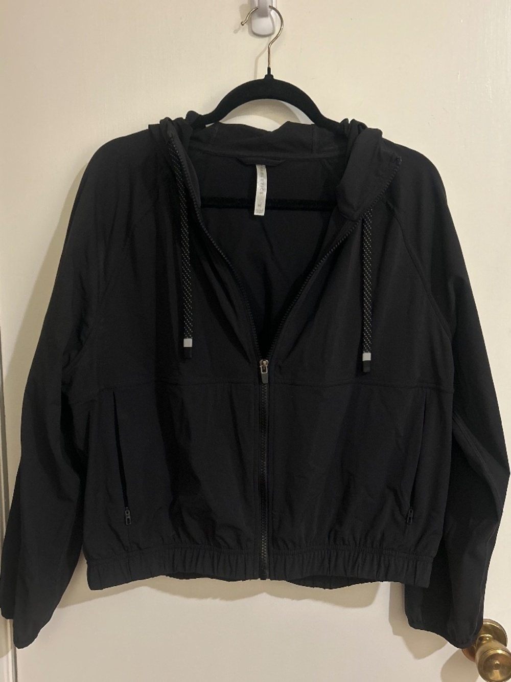 Fabletics Black Full Zip Jacket